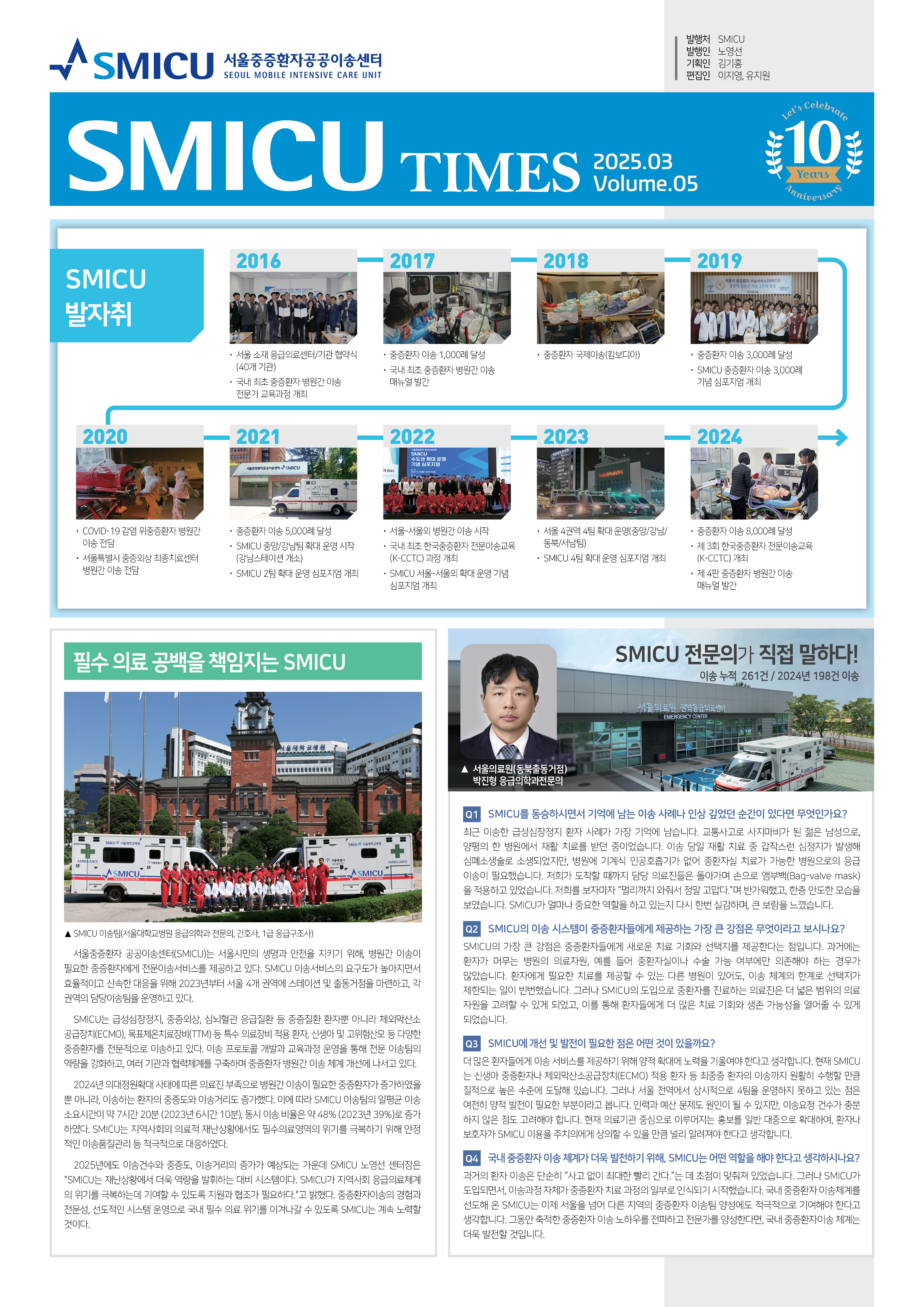 SMICU 뉴스레터 5호 (2025.03)